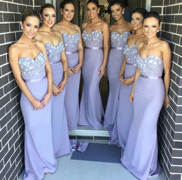 periwinkle bridesmaid dresses